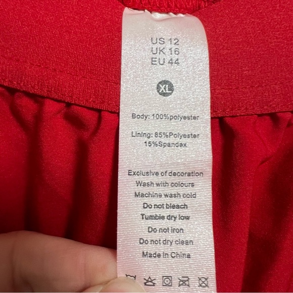 Women's Amazon Red Tennis Skirt NWOT - Picture 3 of 3